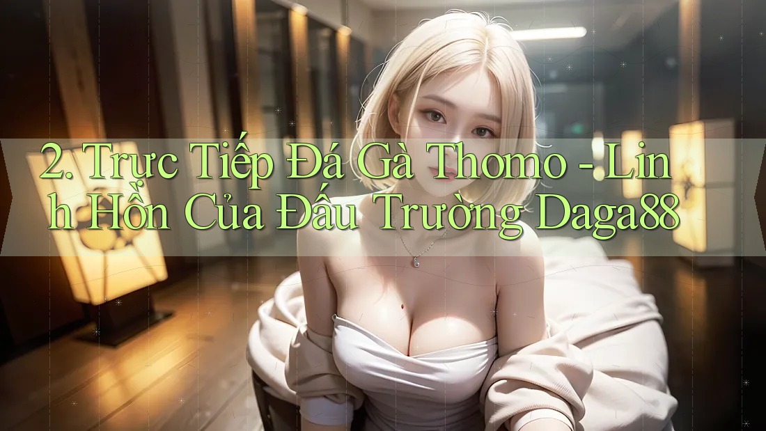 2. Trực Tiếp Đá Gà Thomo - Linh Hồn Của Đấu Trường Daga88