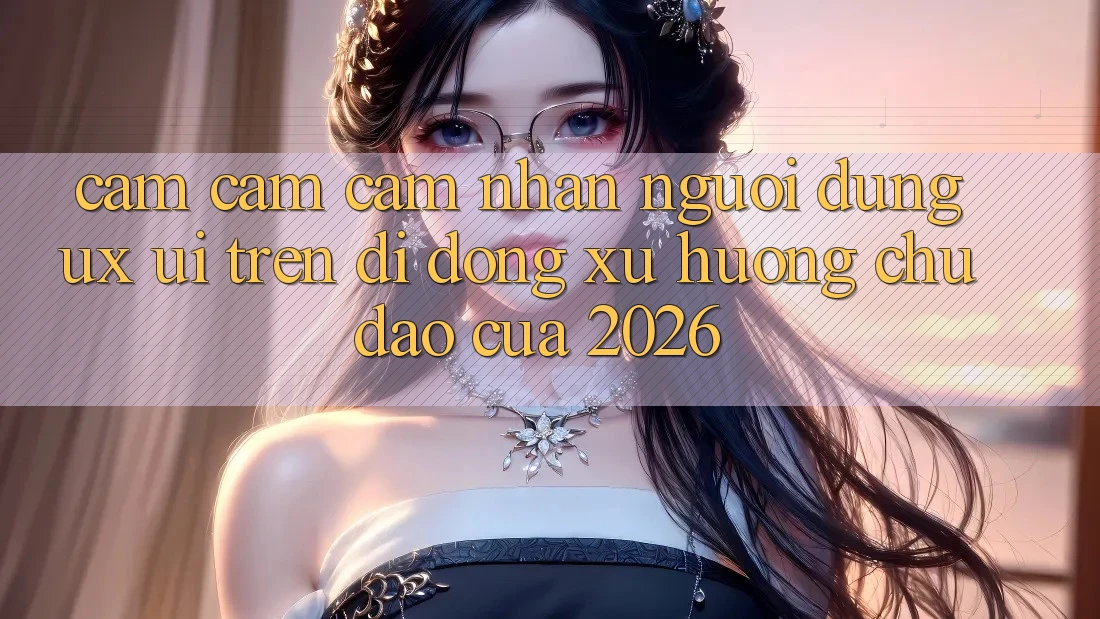 Cảm cảm cảm nhận Người Dùng (UX/UI) Trên Di Động: Xu Hướng Chủ Đạo Của 2026 Cảm cảm cảm nhận Người Dùng (UX/UI) Trên Di Động: Xu Hướng Chủ Đạo Của 2026