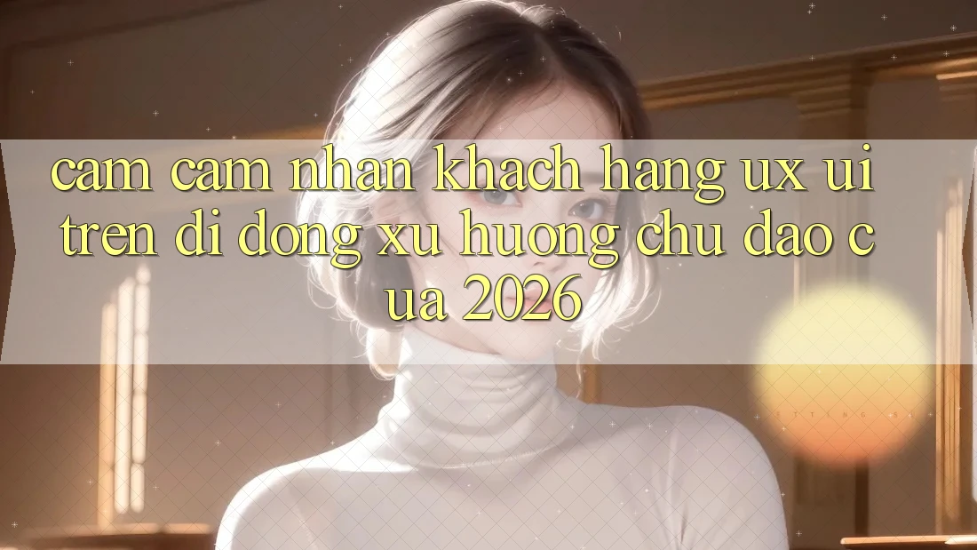 Cảm cảm nhận Khách hàng (UX/UI) Trên Di Động: Xu Hướng Chủ Đạo Của 2026 Cảm cảm nhận Khách hàng (UX/UI) Trên Di Động: Xu Hướng Chủ Đạo Của 2026