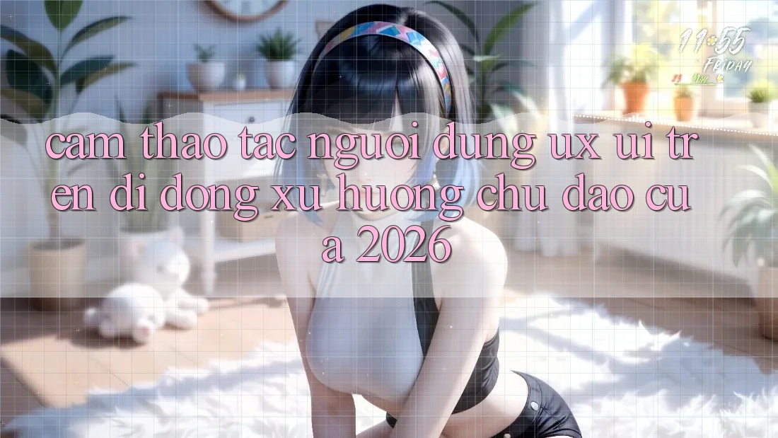 Cảm thao tác Người Dùng (UX/UI) Trên Di Động: Xu Hướng Chủ Đạo Của 2026 Cảm thao tác Người Dùng (UX/UI) Trên Di Động: Xu Hướng Chủ Đạo Của 2026