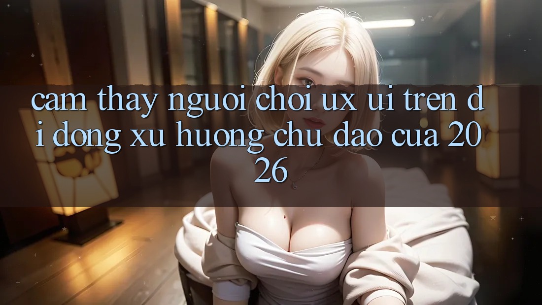 Cảm thấy Người chơi (UX/UI) Trên Di Động: Xu Hướng Chủ Đạo Của 2026 Cảm thấy Người chơi (UX/UI) Trên Di Động: Xu Hướng Chủ Đạo Của 2026