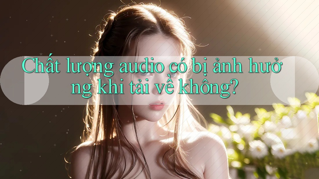 Chất lượng audio có bị ảnh hưởng khi tải về không?