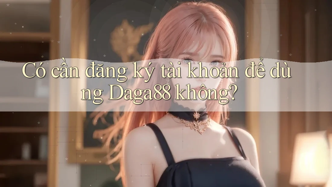 Có cần đăng ký tài khoản để dùng Daga88 không? Có cần đăng ký tài khoản để dùng Daga88 không?