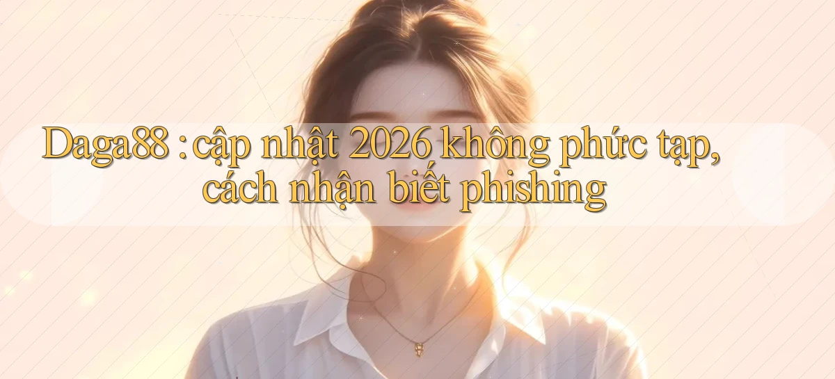Daga88 cập nhật 2026 không phức tạp, cách nhận biết phishing