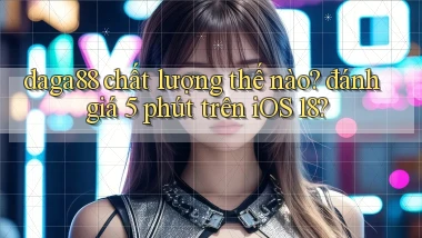 daga88 chất lượng thế nào đánh giá 5 phút trên iOS 18
