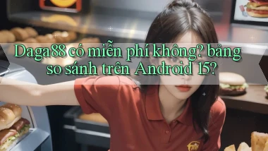 Daga88 có miễn phí không bảng so sánh trên Android 15