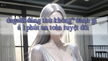 daga88 đáng thử không đánh giá 1 phút an toàn tuyệt đối