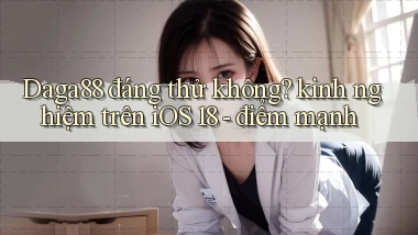 Daga88 đáng thử không kinh nghiệm trên iOS 18   điểm mạnh