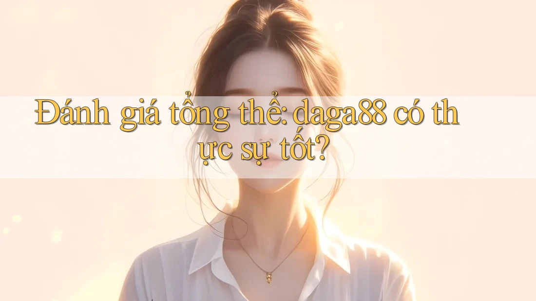 Đánh giá tổng thể: daga88 có thực sự tốt? Đánh giá tổng thể: daga88 có thực sự tốt?