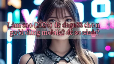 Làm sao (2026) để daga88 cho người dùng mobile để so sánh