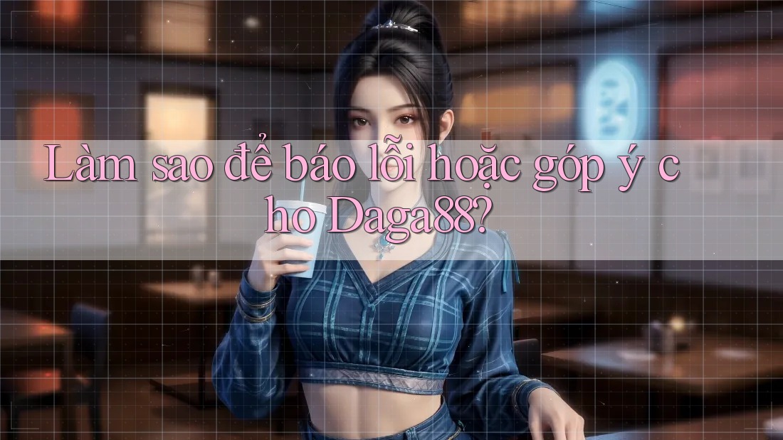Làm sao để báo lỗi hoặc góp ý cho Daga88? Làm sao để báo lỗi hoặc góp ý cho Daga88?