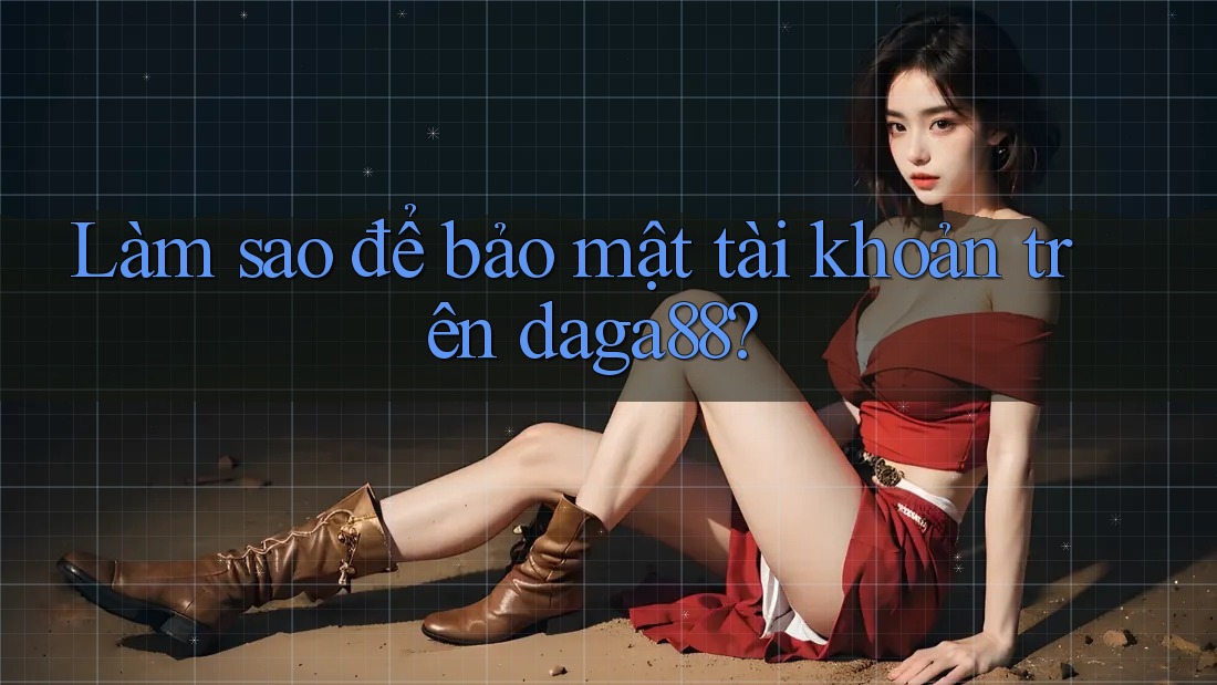 Làm sao để bảo mật tài khoản trên daga88?