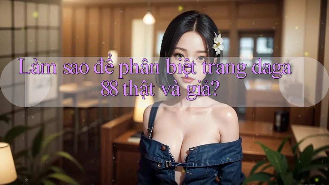 Làm sao để phân biệt trang daga88 thật và giả?