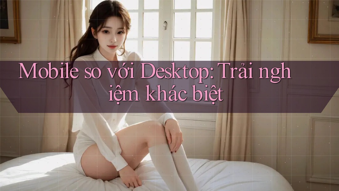 Mobile so với Desktop: Trải nghiệm khác biệt