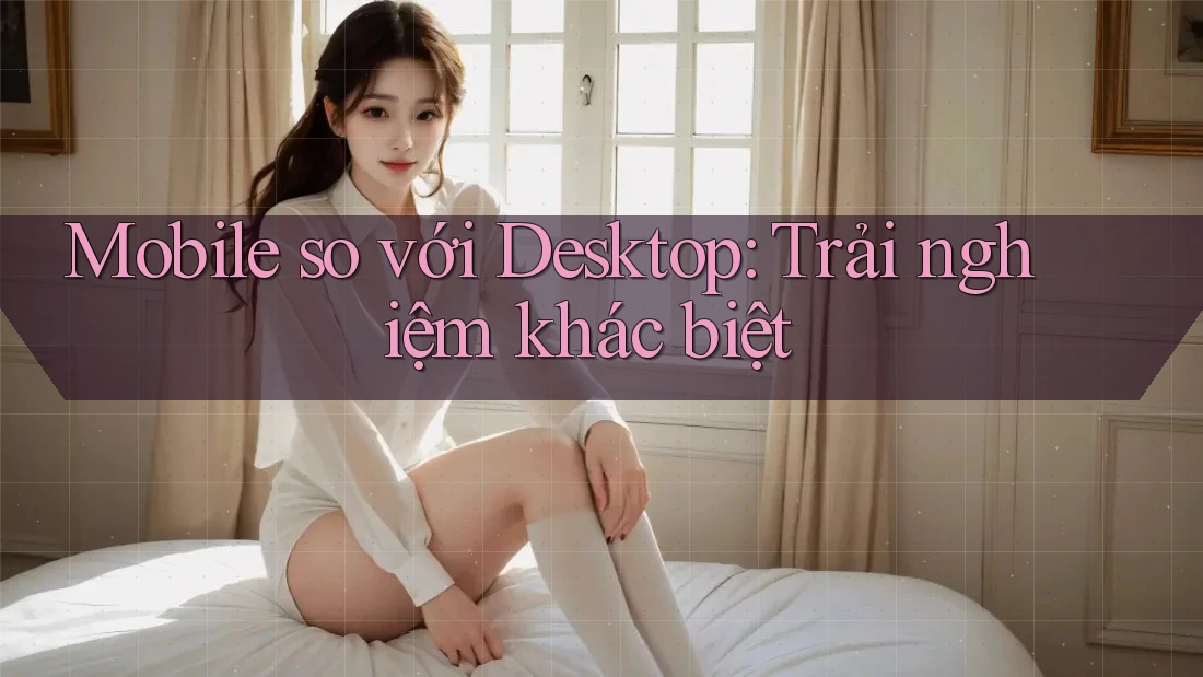 Mobile so với Desktop: Trải nghiệm khác biệt Mobile so với Desktop: Trải nghiệm khác biệt