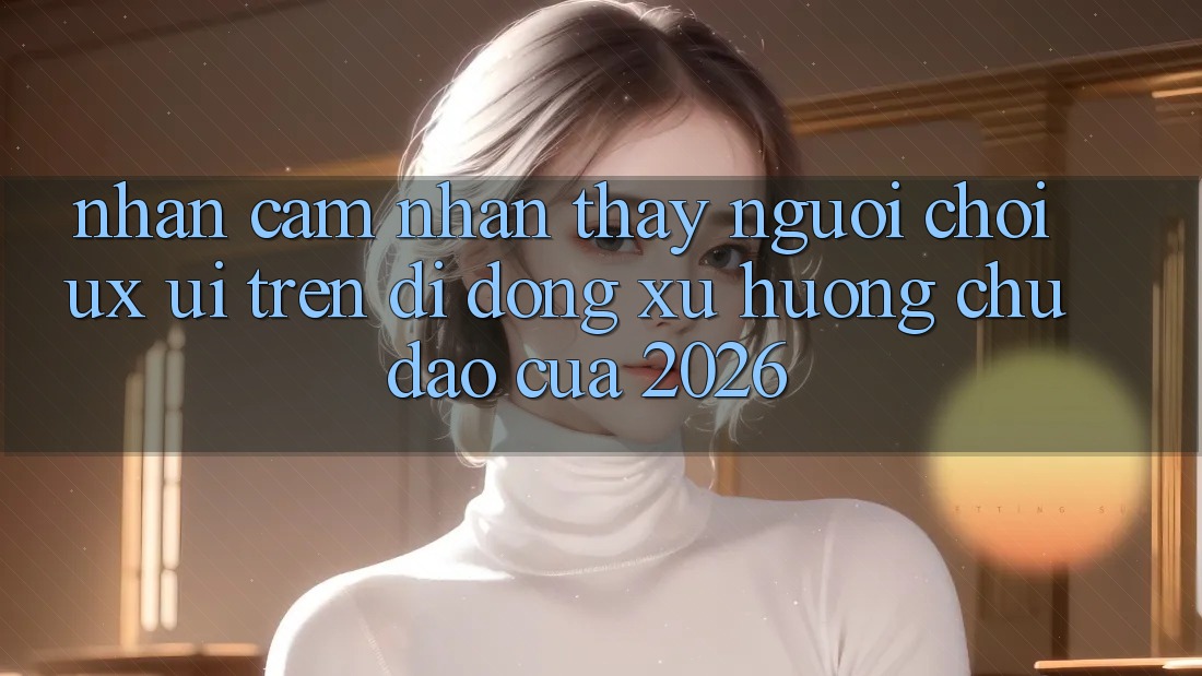 Nhận cảm nhận thấy Người chơi (UX/UI) Trên Di Động: Xu Hướng Chủ Đạo Của 2026 Nhận cảm nhận thấy Người chơi (UX/UI) Trên Di Động: Xu Hướng Chủ Đạo Của 2026
