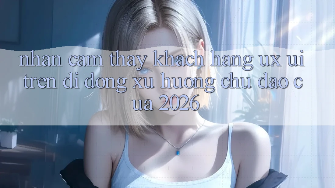Nhận cảm thấy Khách hàng (UX/UI) Trên Di Động: Xu Hướng Chủ Đạo Của 2026