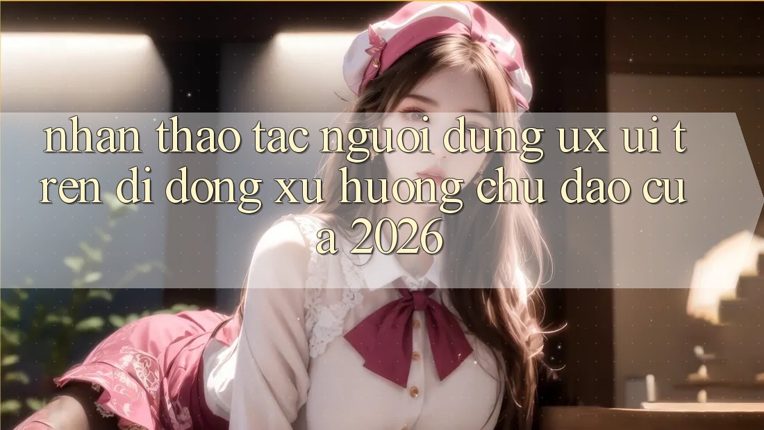 Nhận thao tác Người Dùng (UX/UI) Trên Di Động: Xu Hướng Chủ Đạo Của 2026 Nhận thao tác Người Dùng (UX/UI) Trên Di Động: Xu Hướng Chủ Đạo Của 2026