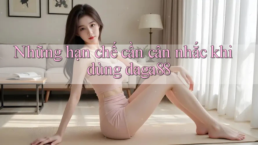 Những hạn chế cần cân nhắc khi dùng daga88 Những hạn chế cần cân nhắc khi dùng daga88