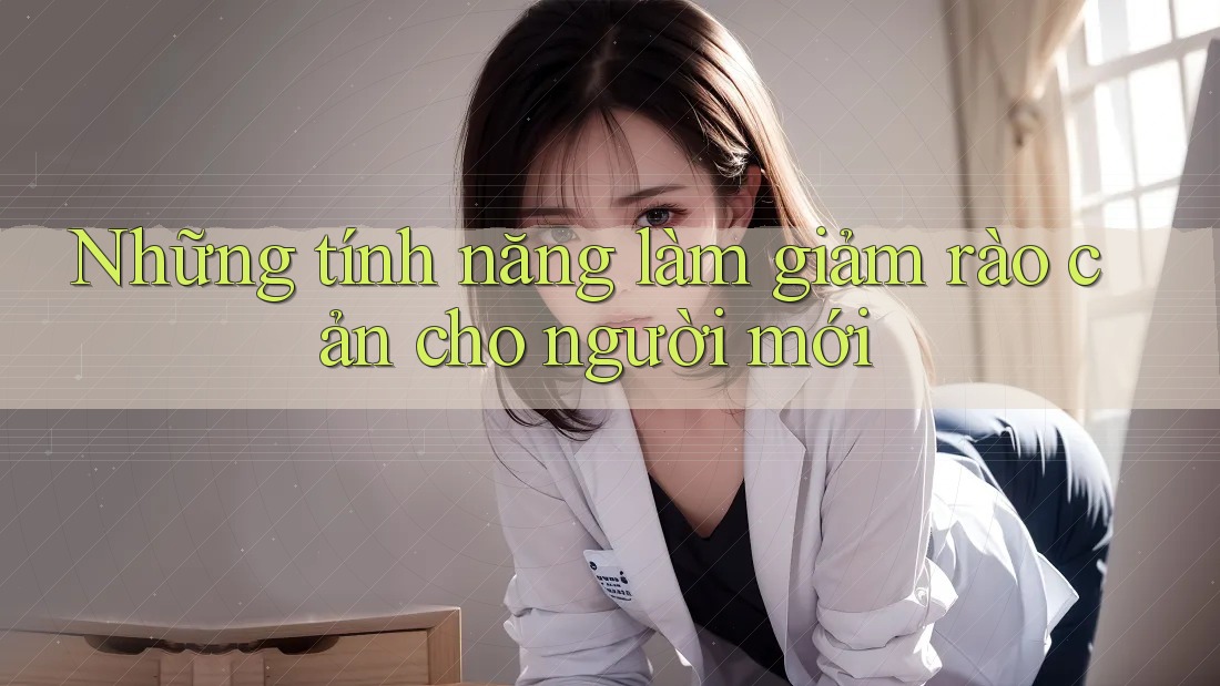 Những tính năng làm giảm rào cản cho người mới Những tính năng làm giảm rào cản cho người mới