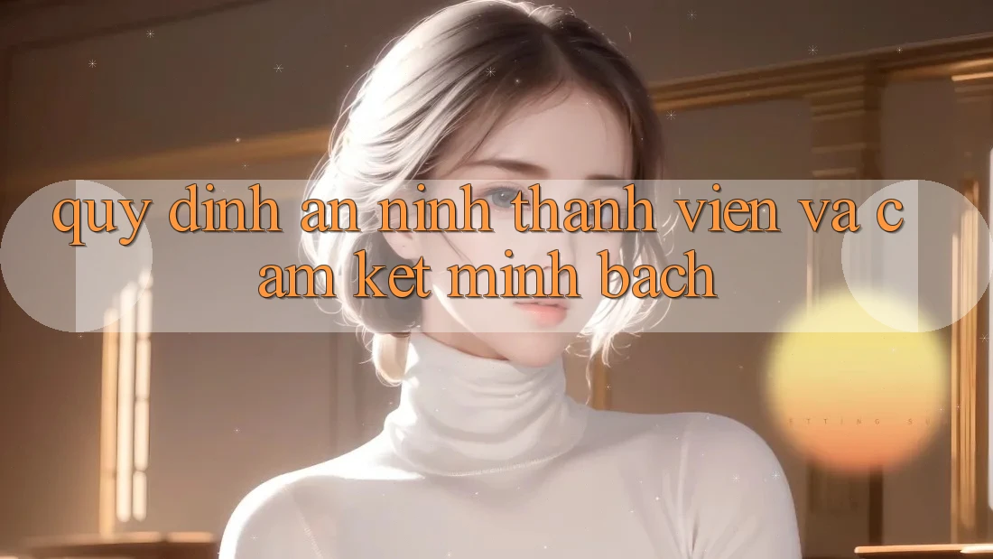 Quy định An ninh Thành viên Và Cam Kết Minh Bạch Quy định An ninh Thành viên Và Cam Kết Minh Bạch