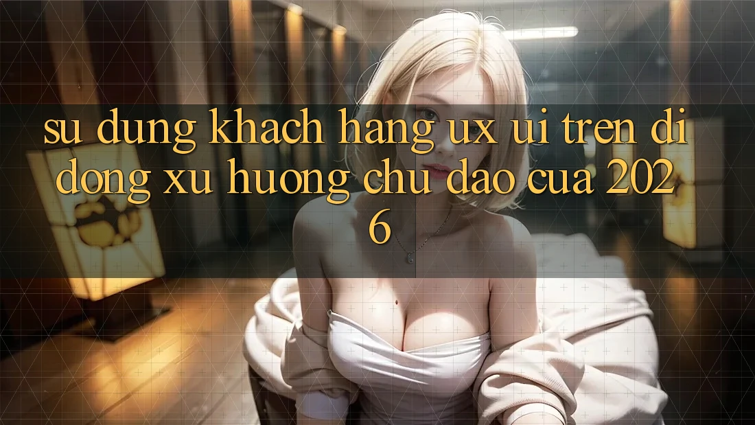 Sử dụng Khách hàng (UX/UI) Trên Di Động: Xu Hướng Chủ Đạo Của 2026 Sử dụng Khách hàng (UX/UI) Trên Di Động: Xu Hướng Chủ Đạo Của 2026