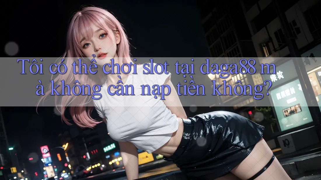 Tôi có thể chơi slot tại daga88 mà không cần nạp tiền không? Tôi có thể chơi slot tại daga88 mà không cần nạp tiền không?