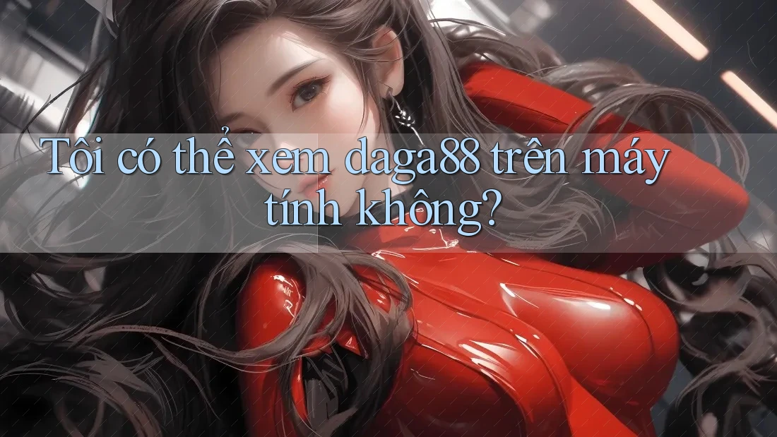Tôi có thể xem daga88 trên máy tính không?