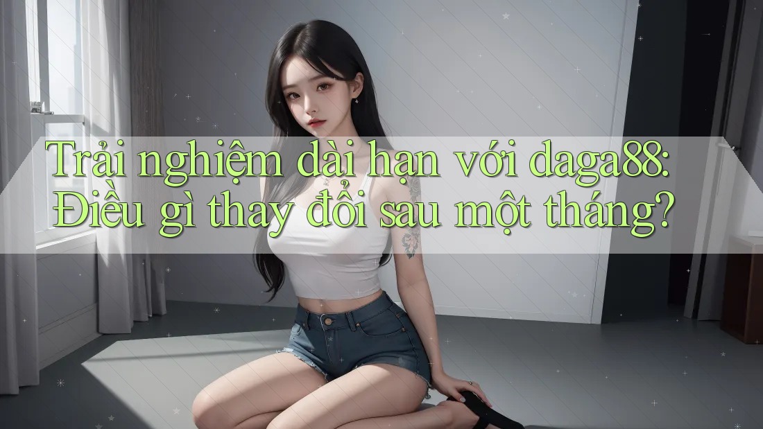 Trải nghiệm dài hạn với daga88: Điều gì thay đổi sau một tháng? Trải nghiệm dài hạn với daga88: Điều gì thay đổi sau một tháng?