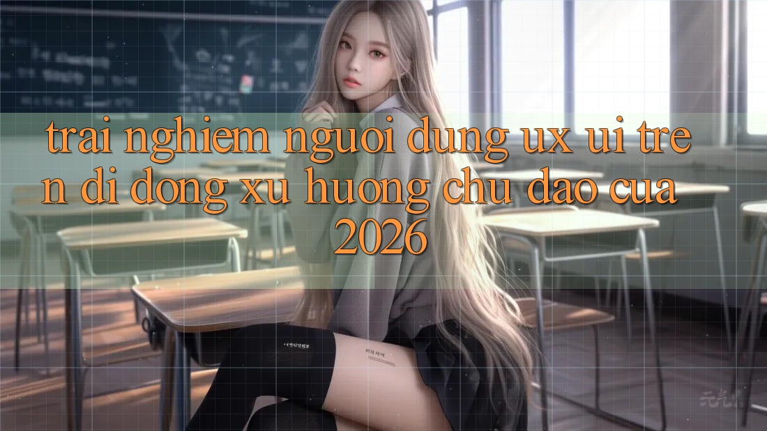 Trải Nghiệm Người Dùng (UX/UI) Trên Di Động: Xu Hướng Chủ Đạo Của 2026 Trải Nghiệm Người Dùng (UX/UI) Trên Di Động: Xu Hướng Chủ Đạo Của 2026
