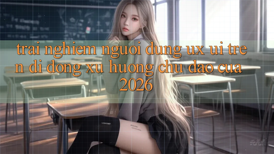 Trải Nghiệm Người Dùng (UX/UI) Trên Di Động: Xu Hướng Chủ Đạo Của 2026 Trải Nghiệm Người Dùng (UX/UI) Trên Di Động: Xu Hướng Chủ Đạo Của 2026