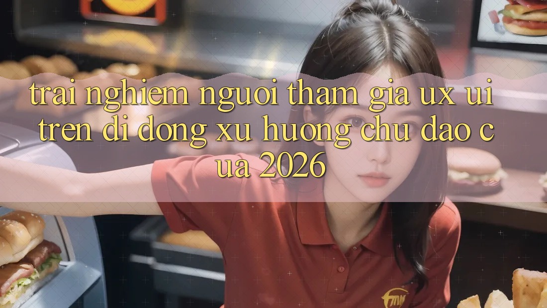 Trải Nghiệm Người tham gia (UX/UI) Trên Di Động: Xu Hướng Chủ Đạo Của 2026 Trải Nghiệm Người tham gia (UX/UI) Trên Di Động: Xu Hướng Chủ Đạo Của 2026