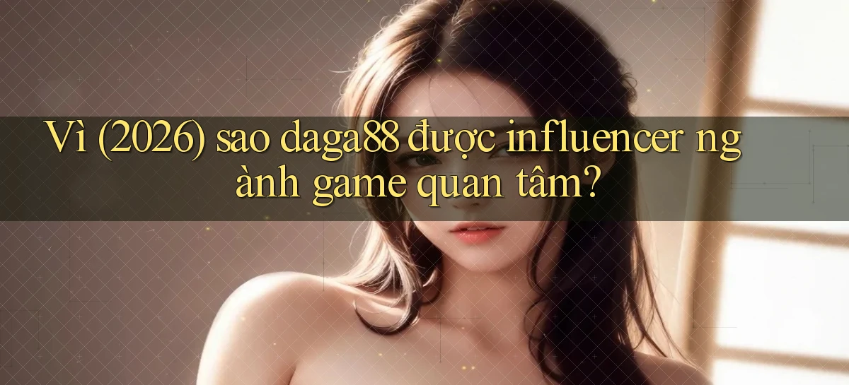 Vì (2026) sao daga88 được influencer ngành game quan tâm