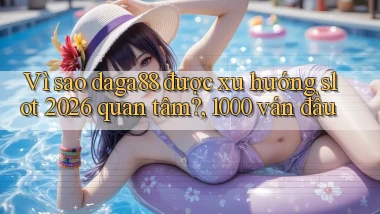 Vì sao daga88 được xu hướng slot 2026 quan tâm, 1000 ván đầu